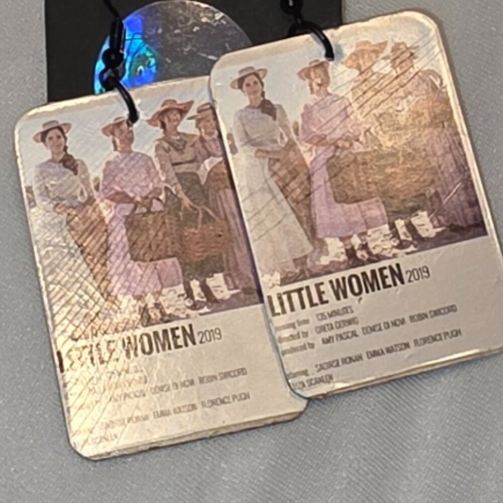 Little Women Earrings Handmade Movie Bookish Literature